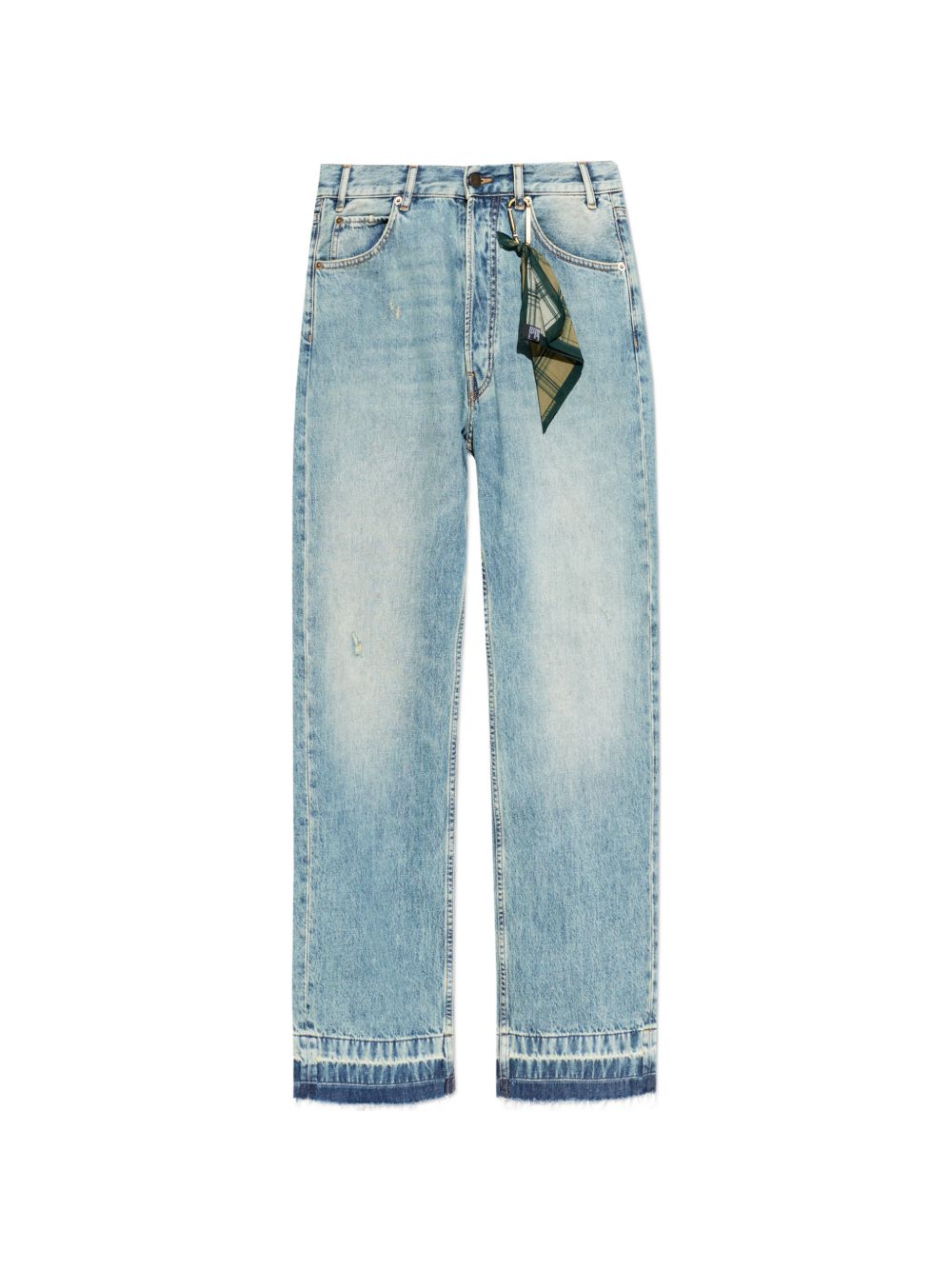 Jeans con bottoni sfilacciati in blu Darkpark - uomo 