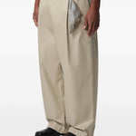 Pantaloni Davide a gamba ampia in beige Darkpark - uomo 