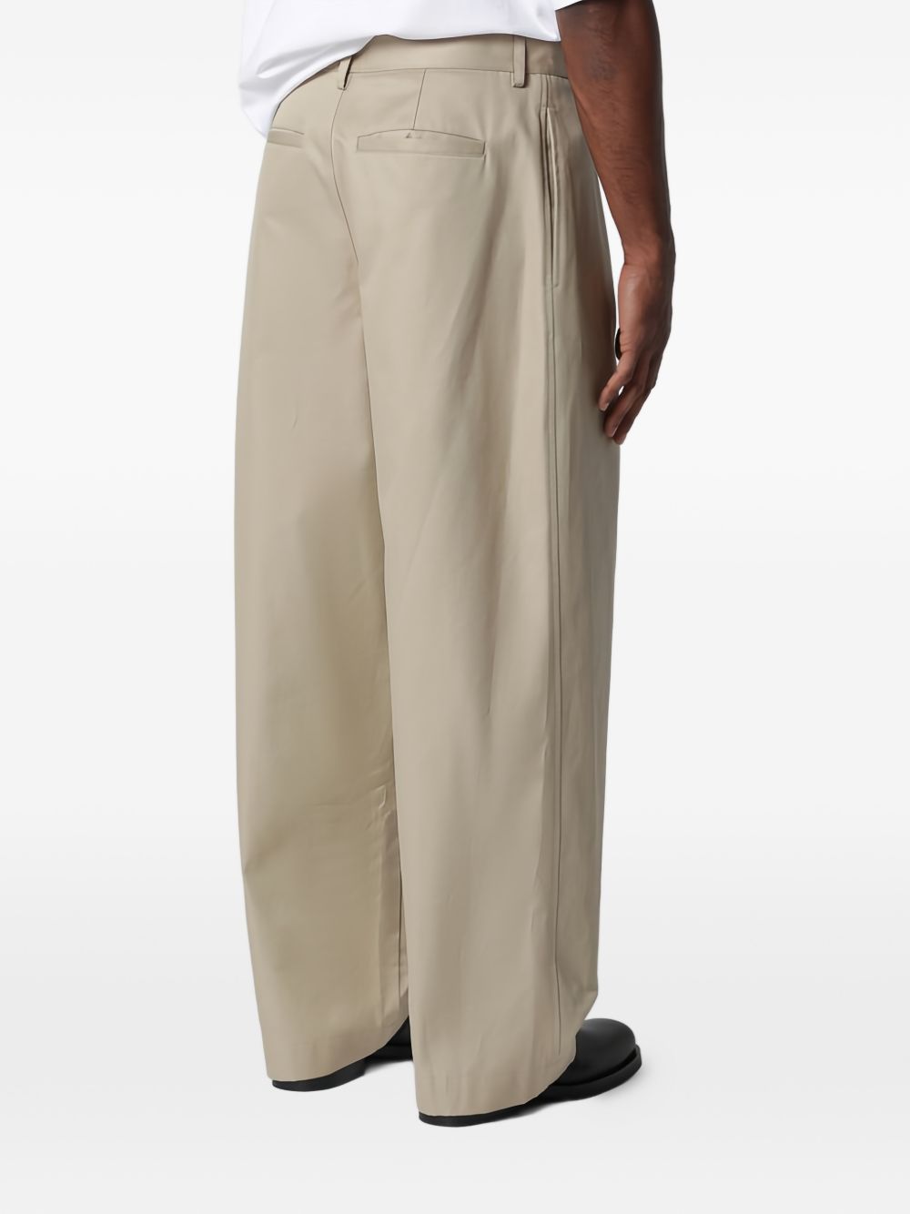 Pantaloni Davide a gamba ampia in beige Darkpark - uomo 