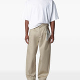 Pantaloni Davide a gamba ampia in beige Darkpark - uomo 