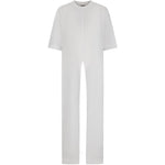T-shirt oversize con spacchi in bianco Darkpark - donna 