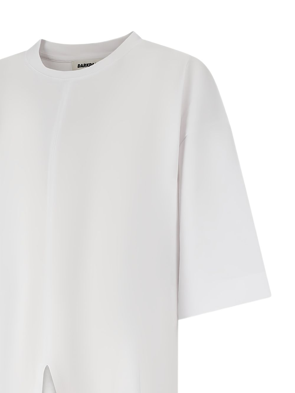 T-shirt oversize con spacchi in bianco Darkpark - donna 