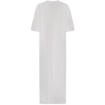 T-shirt oversize con spacchi in bianco Darkpark - donna 