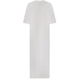 T-shirt oversize con spacchi in bianco Darkpark - donna 
