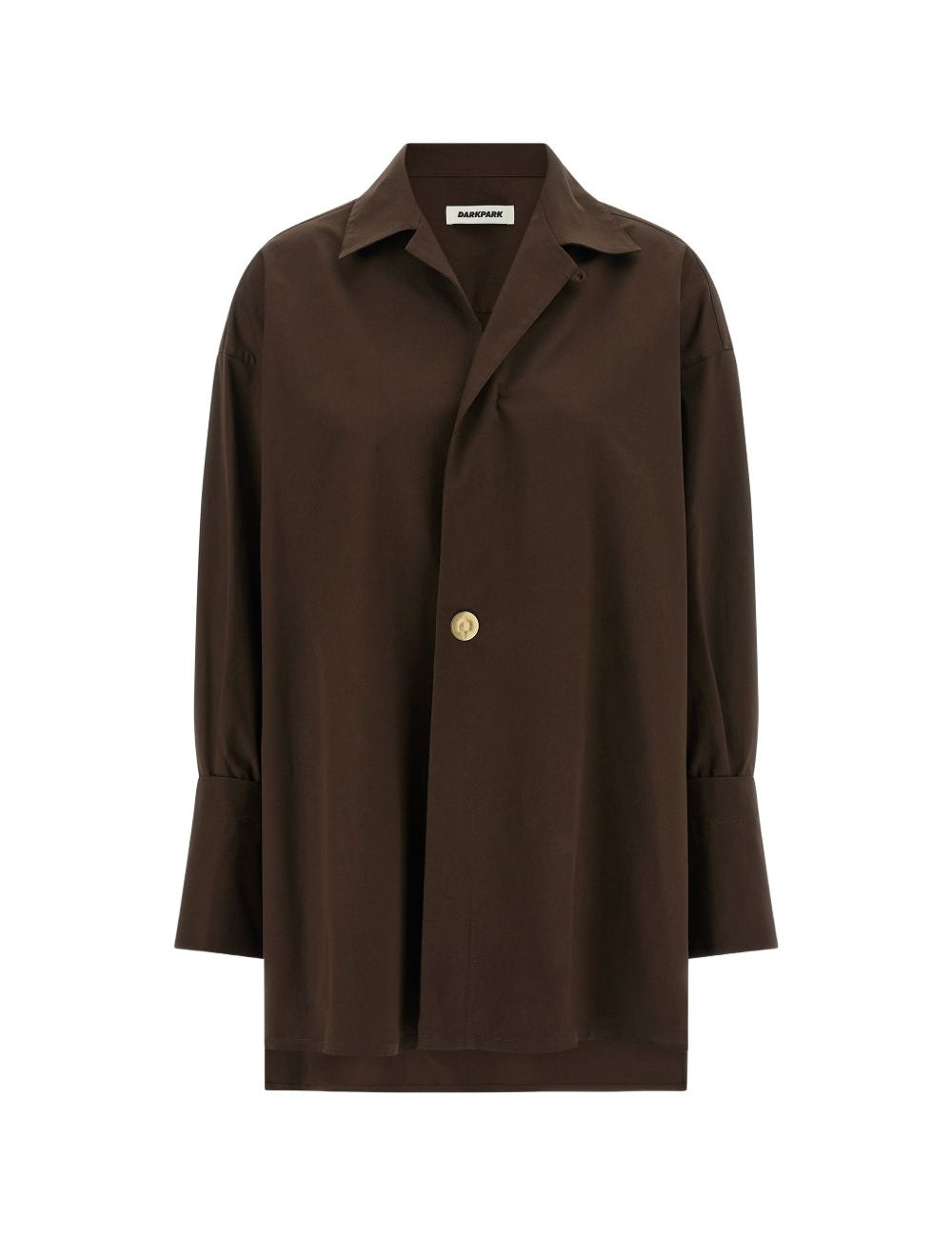 Camicia Jodie con bottone singolo in marrone Darkpark - donna 