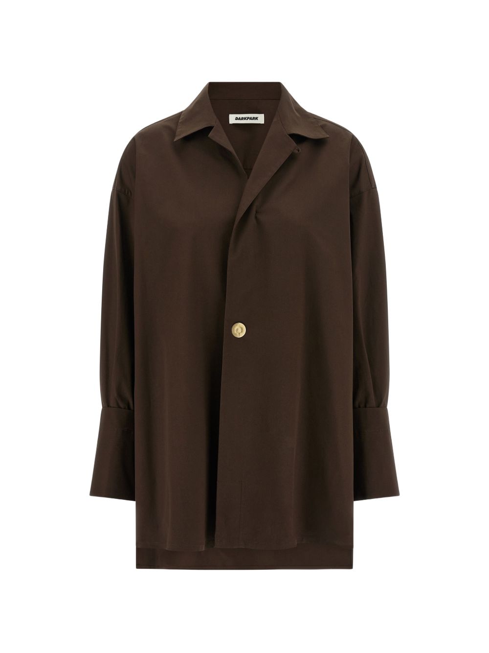 Camicia Jodie con bottone singolo in marrone Darkpark - donna 