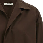 Camicia Jodie con bottone singolo in marrone Darkpark - donna 