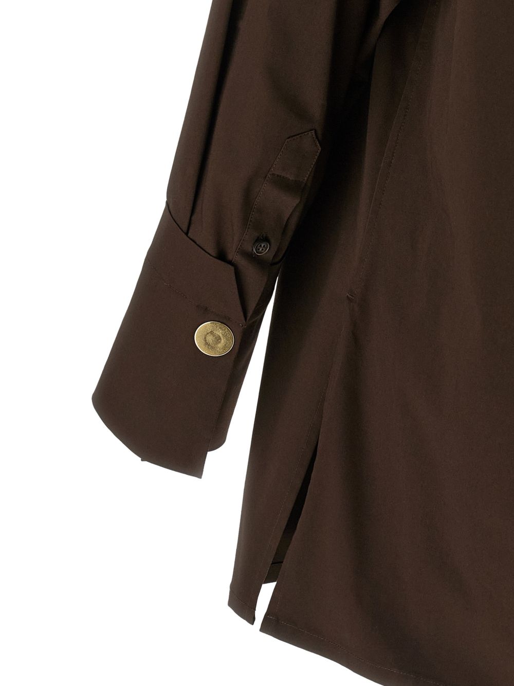 Camicia Jodie con bottone singolo in marrone Darkpark - donna 