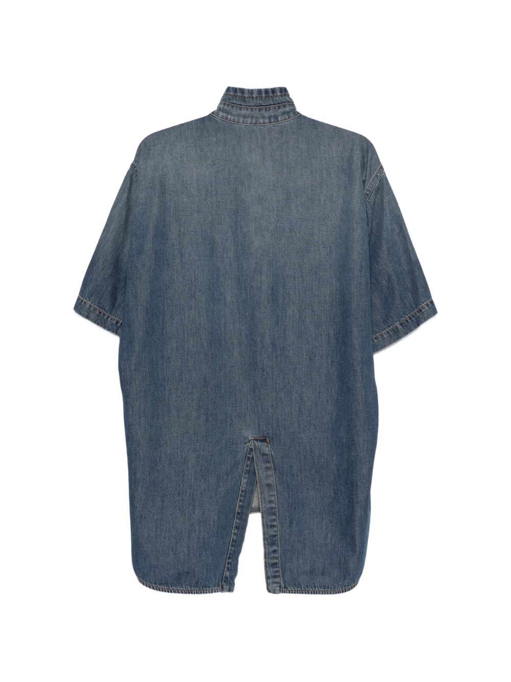 Camicia in denim a maniche corte in blu Darkpark - donna 