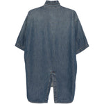 Camicia in denim a maniche corte in blu Darkpark - donna 