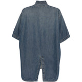 Camicia in denim a maniche corte in blu Darkpark - donna 