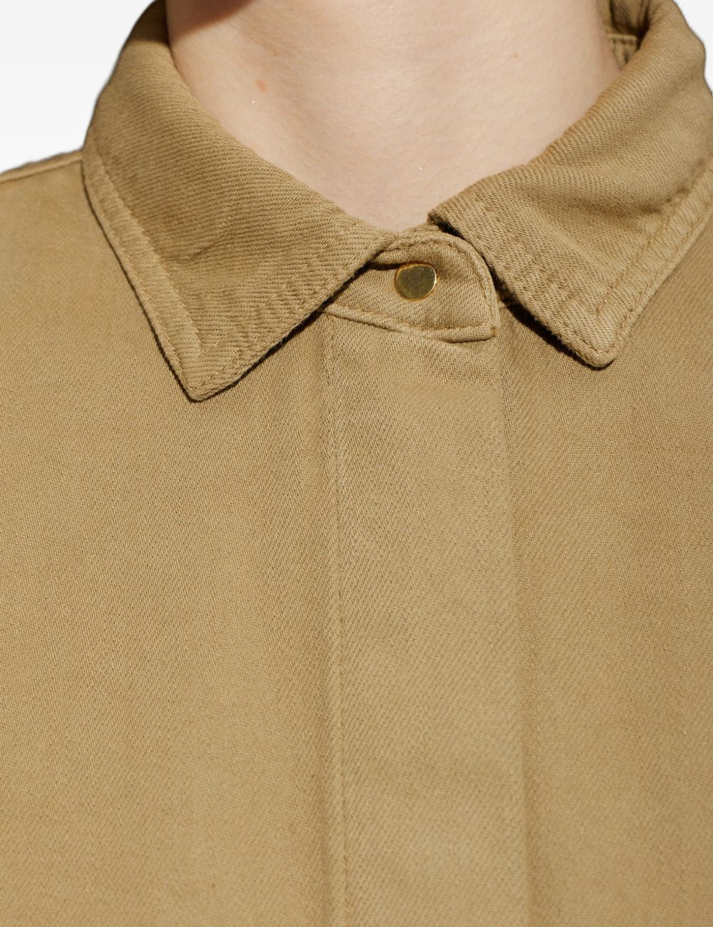 Camicia con tasca a maniche lunghe in beige Darkpark - donna 