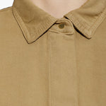 Camicia con tasca a maniche lunghe in beige Darkpark - donna 