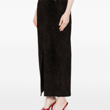 Gonna midi Erika in marrone Darkpark - donna 
