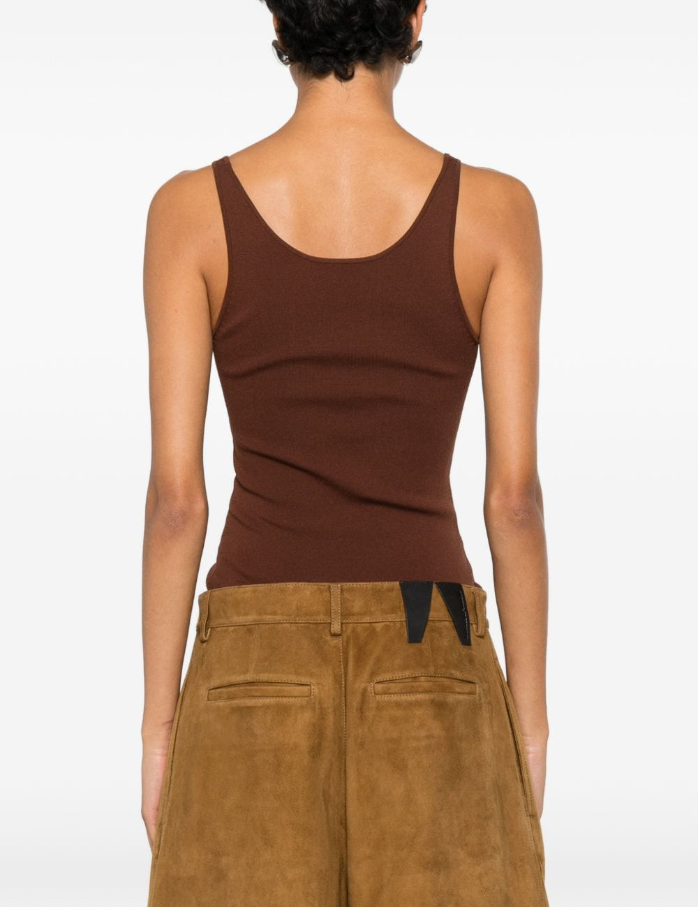 Shorts in pelle in marrone Darkpark - donna 