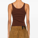 Shorts in pelle in marrone Darkpark - donna 