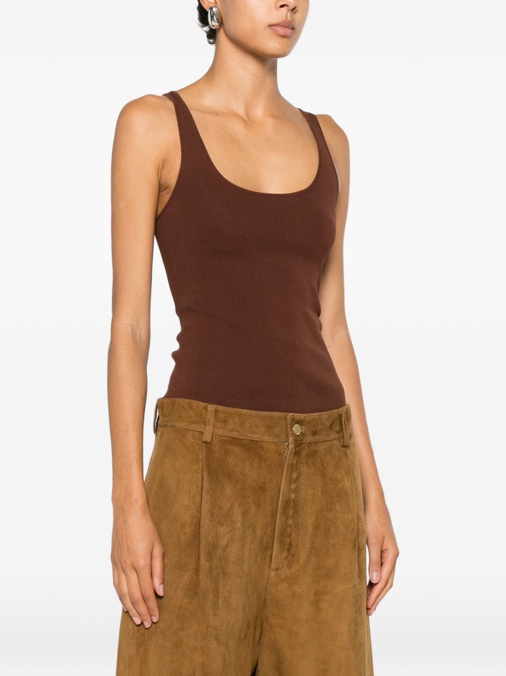 Shorts in pelle in marrone Darkpark - donna 
