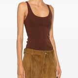 Shorts in pelle in marrone Darkpark - donna 