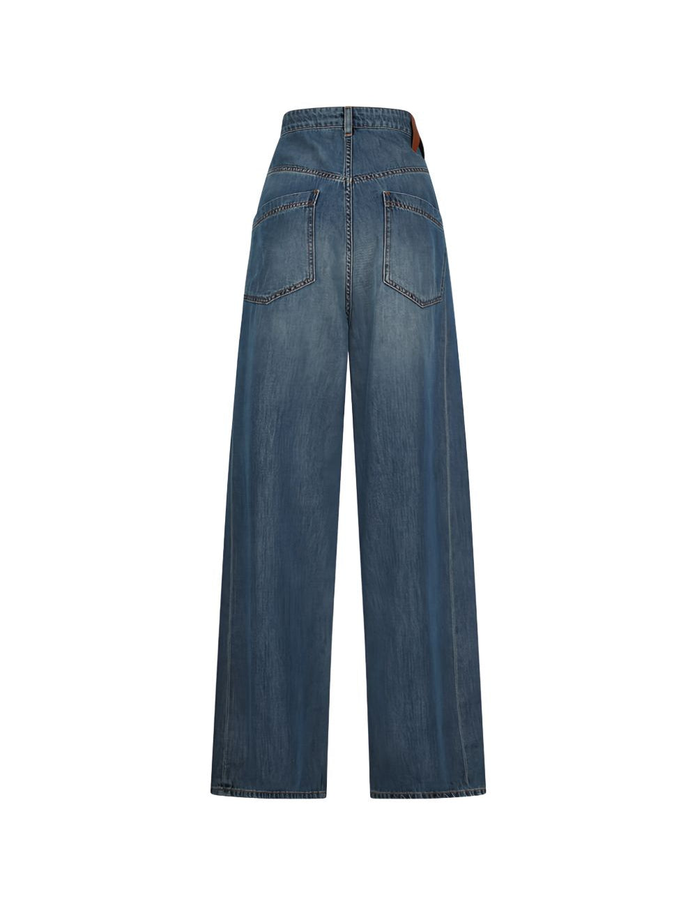 Jeans ines con pieghe in blu Darkpark - donna 