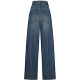 Jeans ines con pieghe in blu Darkpark - donna 