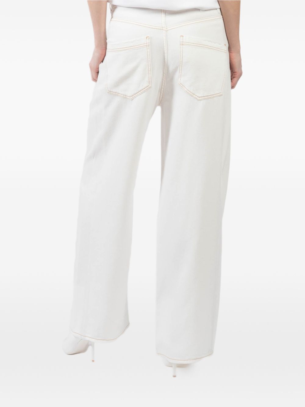 Jeans con bottoni in bianco Darkpark - donna 