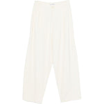 Pantaloni Phebe plissettati in bianco Darkpark - donna 