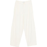 Pantaloni Phebe plissettati in bianco Darkpark - donna 