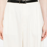 Pantaloni Phebe plissettati in bianco Darkpark - donna 