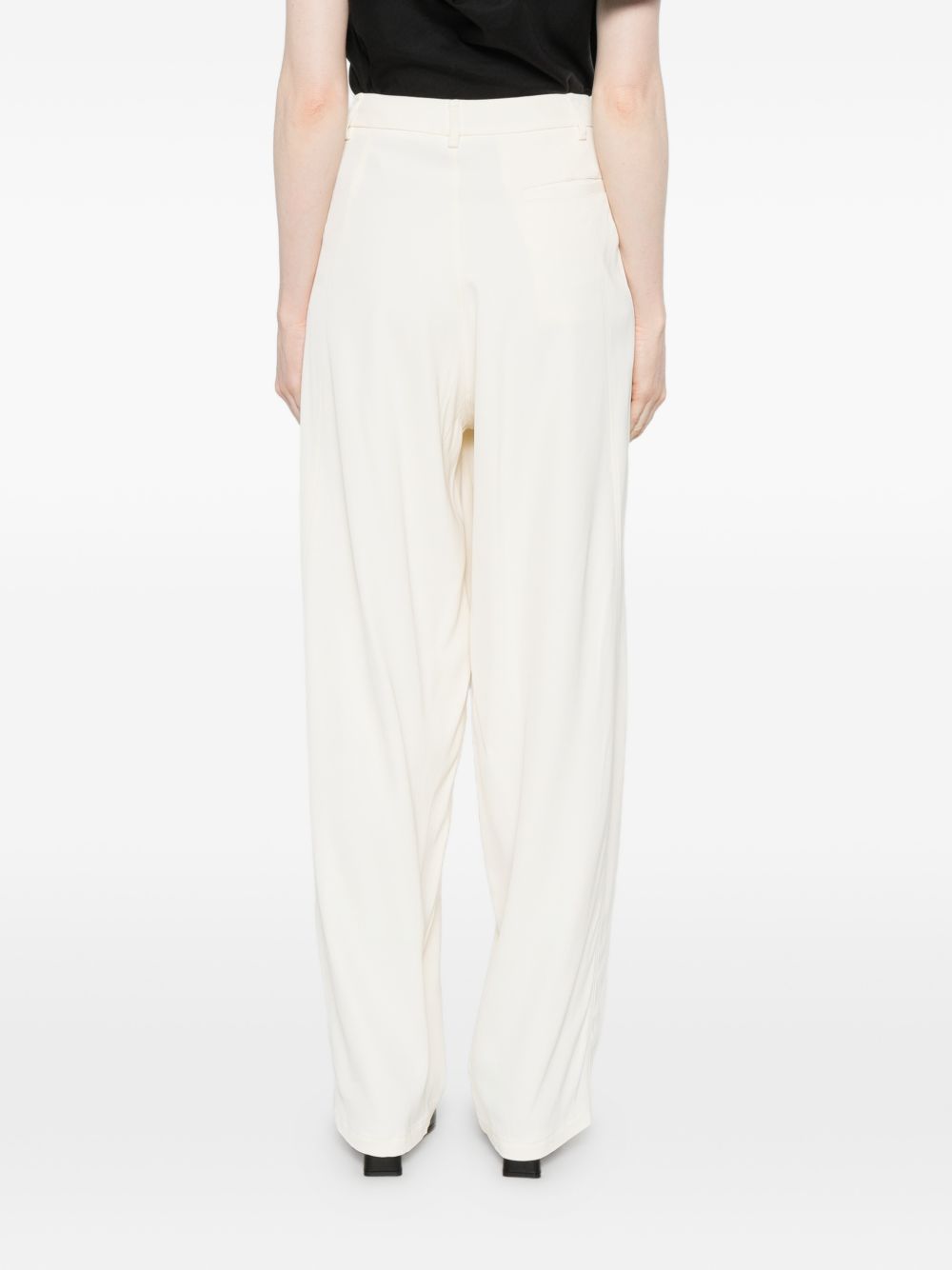 Pantaloni Phebe plissettati in bianco Darkpark - donna 