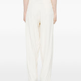 Pantaloni Phebe plissettati in bianco Darkpark - donna 