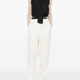 Pantaloni Phebe plissettati in bianco Darkpark - donna 