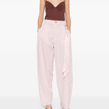 Pantaloni a gamba larga phebe in rosa Darkpark - uomo 