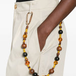 Pantaloni con perline in beige Darkpark - donna 