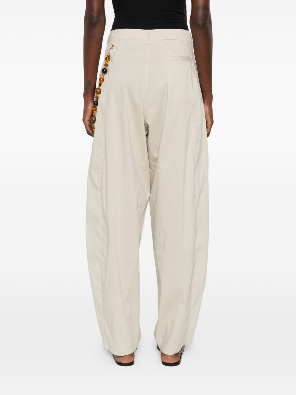 Pantaloni con perline in beige Darkpark - donna 