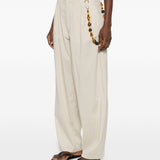 Pantaloni con perline in beige Darkpark - donna 