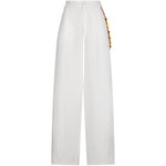 Pantaloni Phebe a gamba ampia in bianco Darkpark - donna 