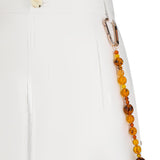 Pantaloni Phebe a gamba ampia in bianco Darkpark - donna 