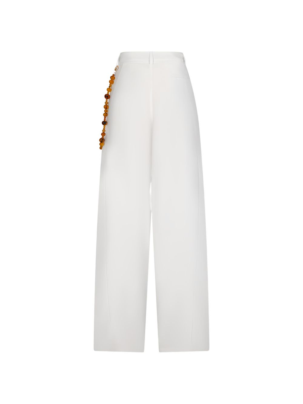 Pantaloni Phebe a gamba ampia in bianco Darkpark - donna 