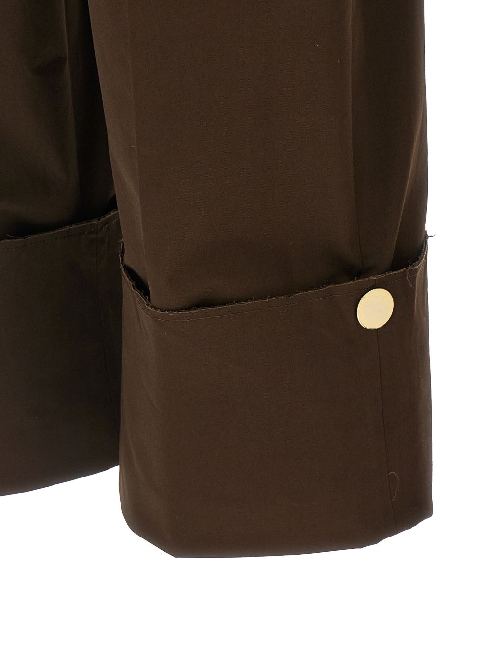Pantaloni Diana con risvolto in marrone Darkpark - donna 