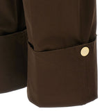 Pantaloni Diana con risvolto in marrone Darkpark - donna 
