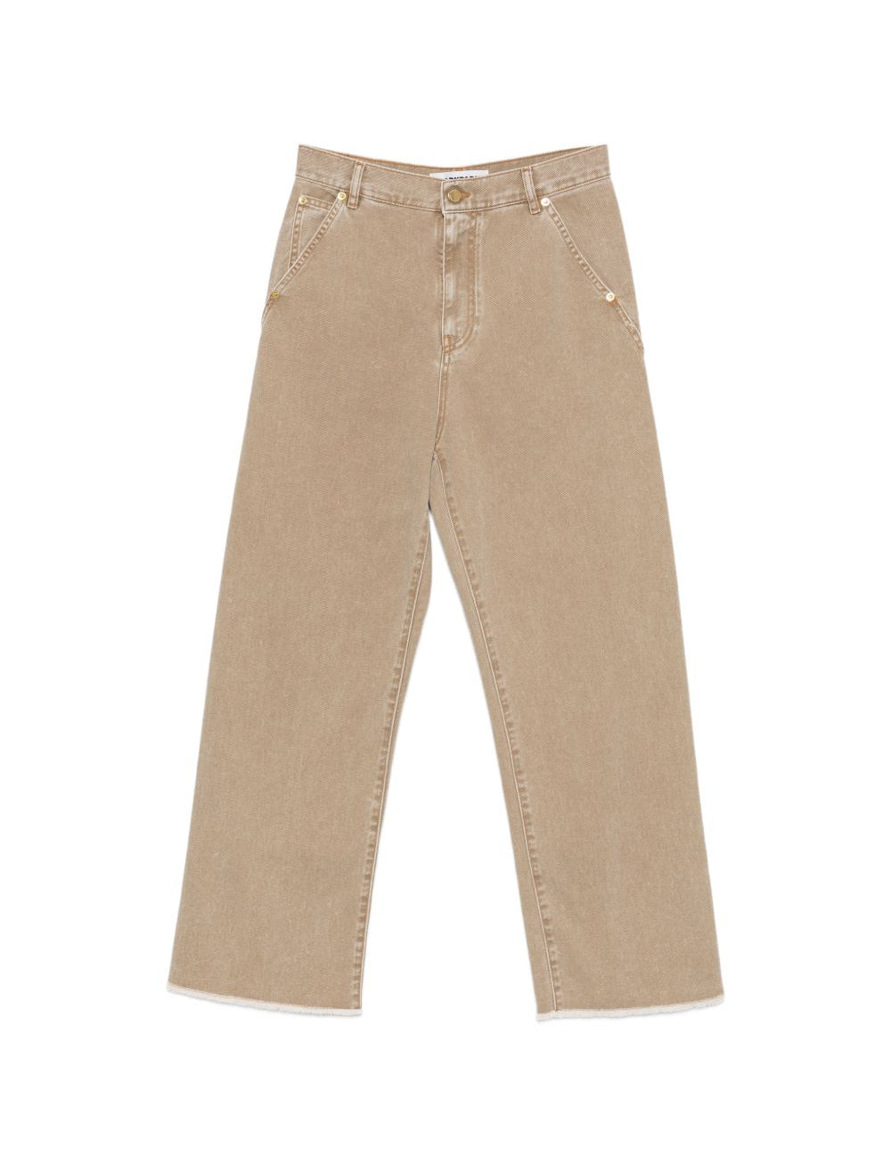 Jeans Sienna con orlo sfrangiato in beige Darkpark - donna 