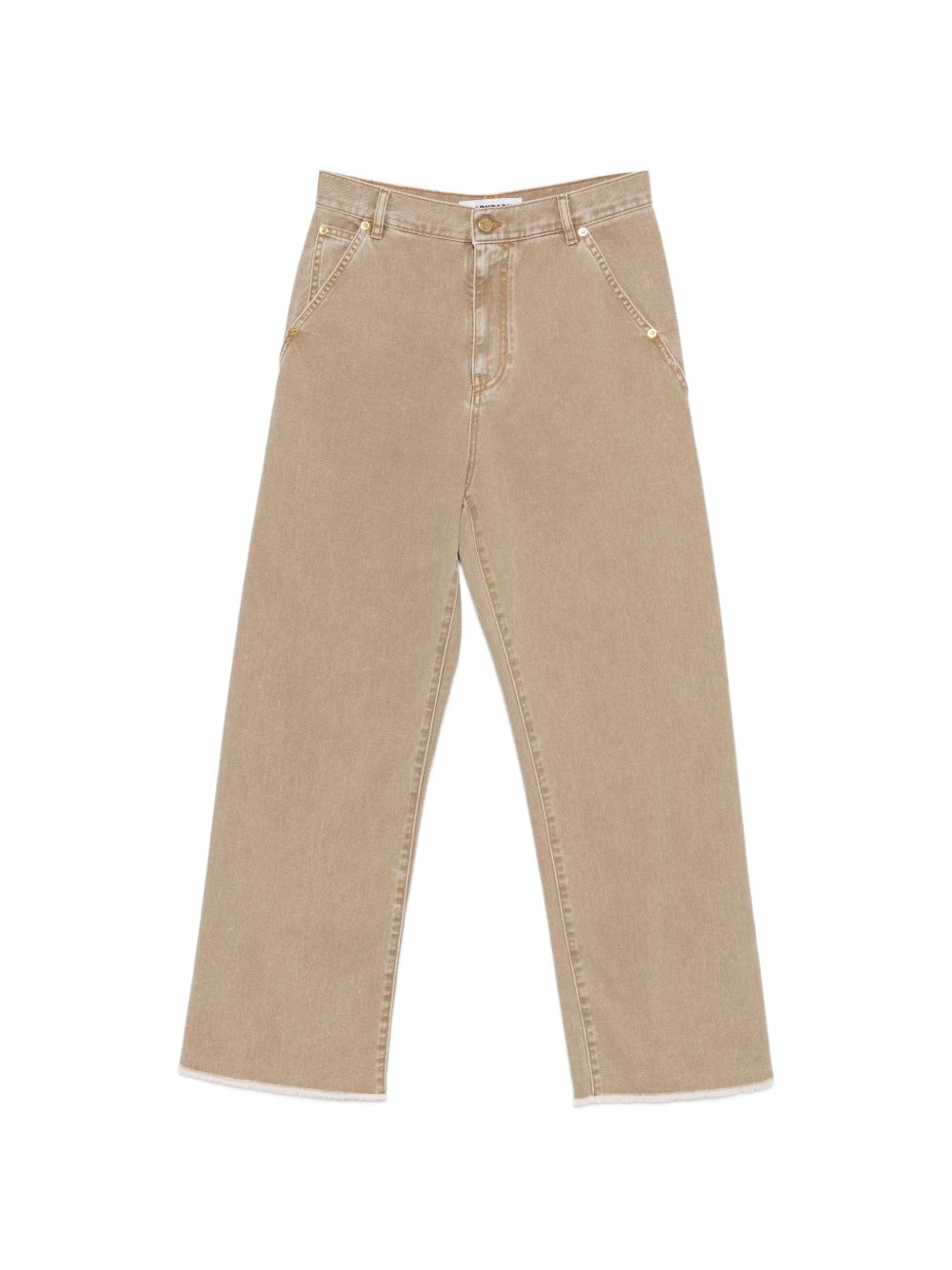 Jeans Sienna con orlo sfrangiato in beige Darkpark - donna 