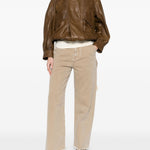 Jeans Sienna con orlo sfrangiato in beige Darkpark - donna 