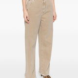 Jeans Sienna con orlo sfrangiato in beige Darkpark - donna 