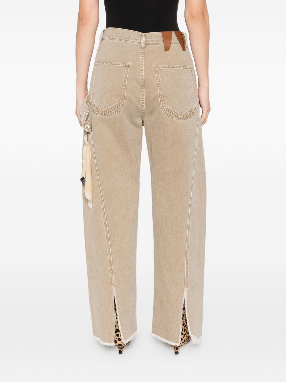 Jeans Sienna con orlo sfrangiato in beige Darkpark - donna 