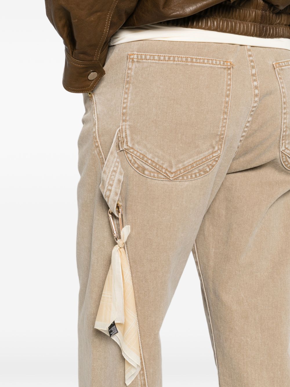 Jeans Sienna con orlo sfrangiato in beige Darkpark - donna 