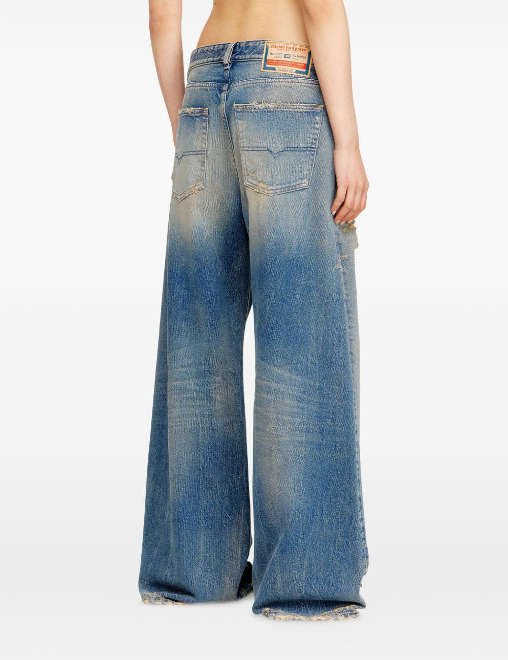 Jeans a gamba larga d-sire 1996 in blu Diesel - donna 