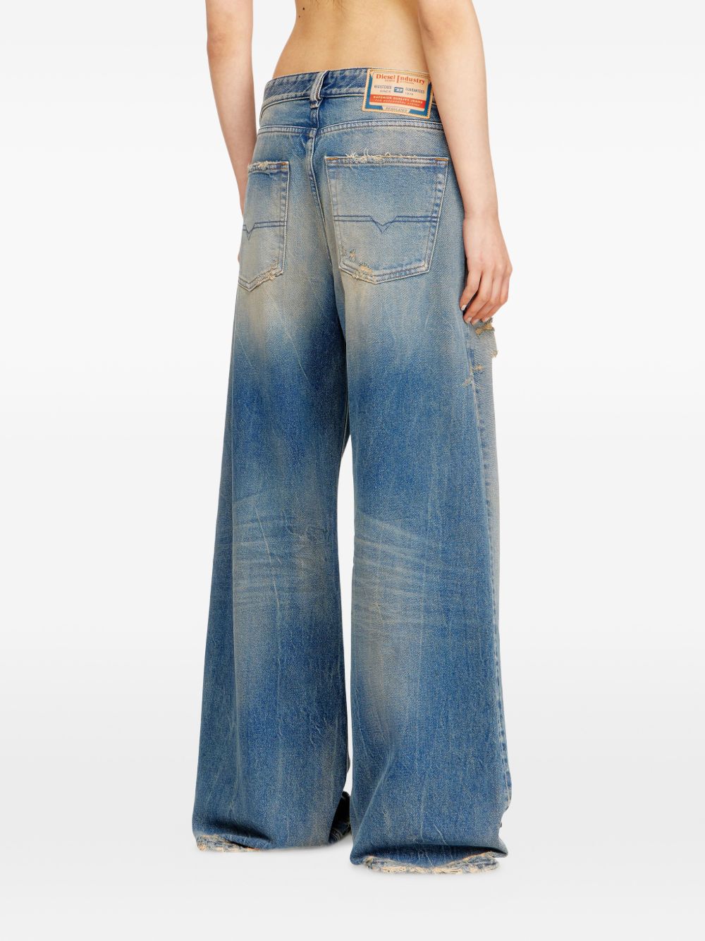 Jeans a gamba larga d-sire 1996 in blu Diesel - donna 