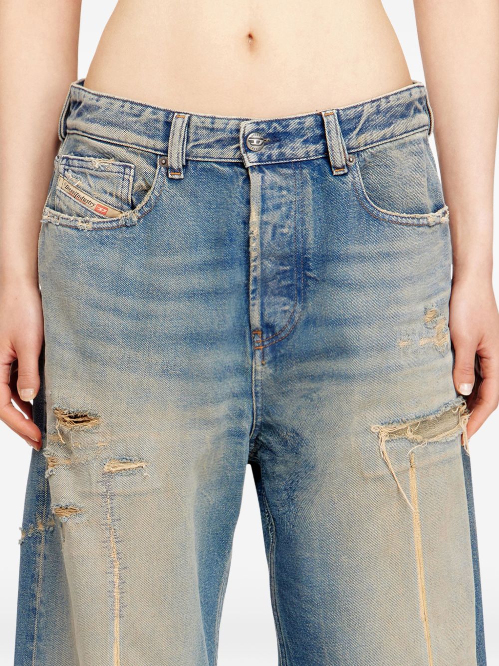 Jeans a gamba larga d-sire 1996 in blu Diesel - donna 
