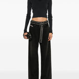 Jeans D-Sire a gamba ampia 1996 in nero Diesel - donna 